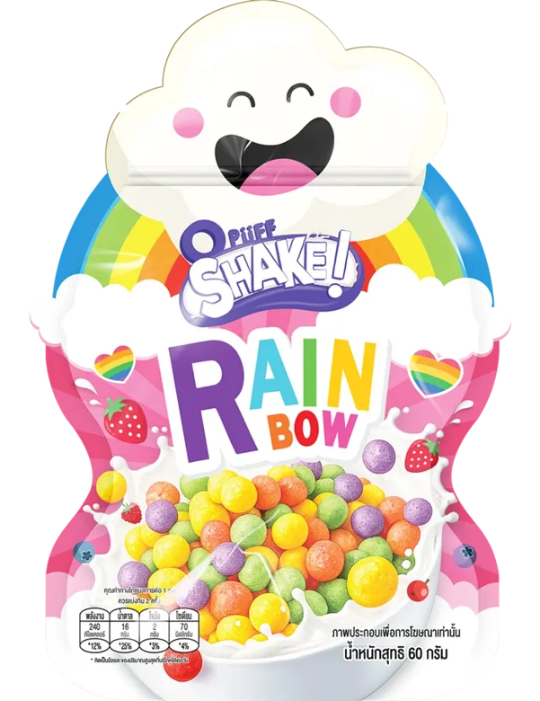 บรรจุภัณฑ์สินค้า OPUFF CEREAL RAINBOW