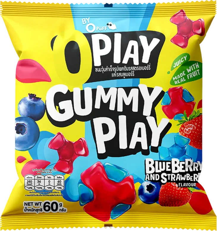 บรรจุภัณฑ์สินค้า OPUFF GUMMY PLAY