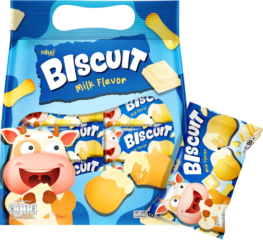 GRINNY BISCUIT product packaging