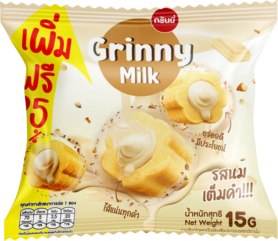 GRINNY CREAM FILLING FLOWERS