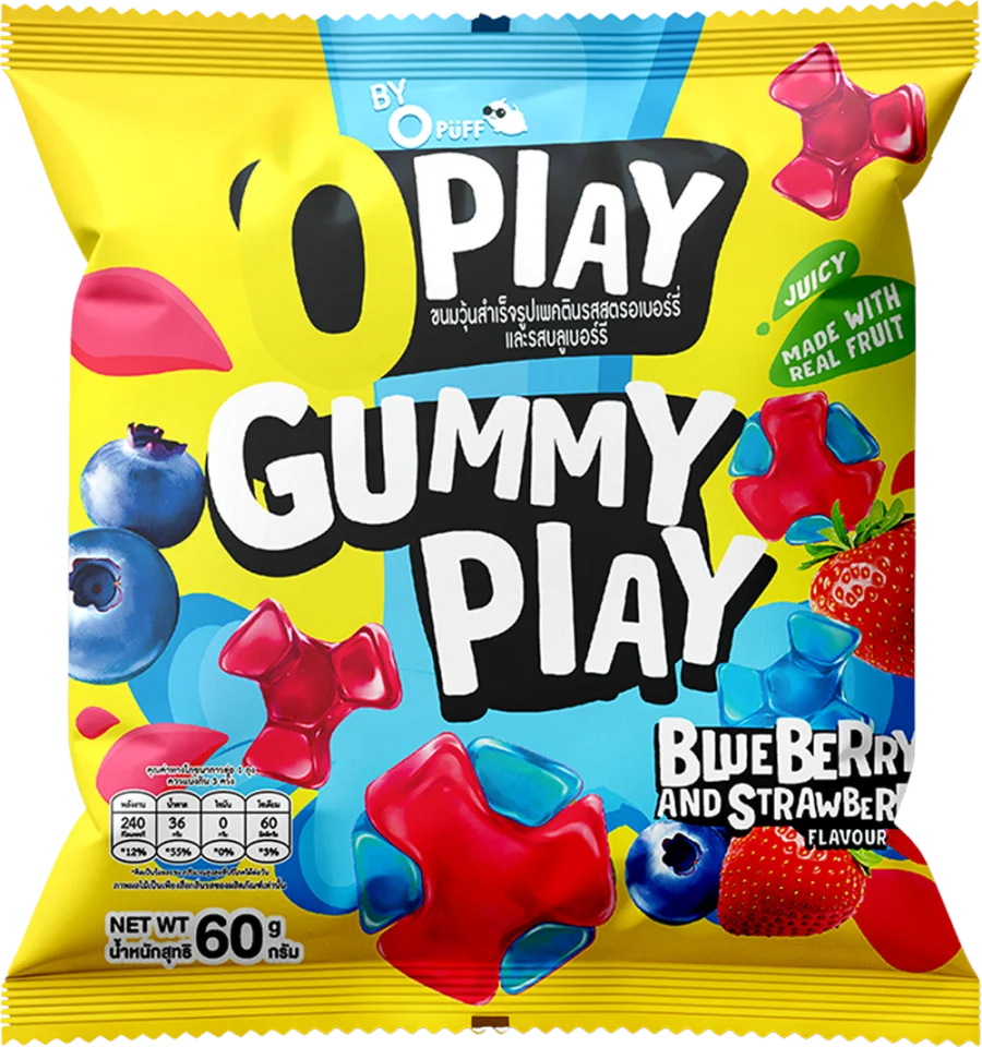 บรรจุภัณฑ์สินค้า OPUFF GUMMY PLAY